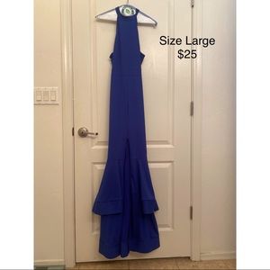 Large Royal Blue Dress